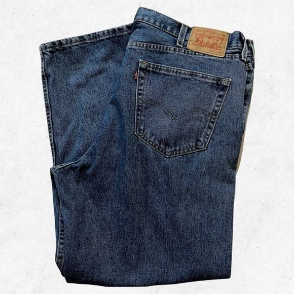 Levi's 550 Men Jeans‎ W40 L30 Denim Straight Leg Medium Wash Mid Rise Zipper - Picture 12 of 12